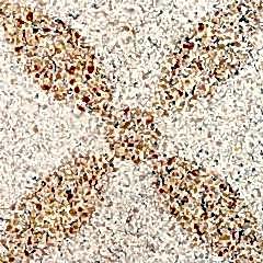 Papatya Desen Suni Mermer Yer Döşemesi