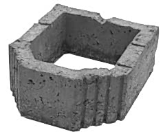 32x37x15 cm Çiçeklik İstinat Elemanı