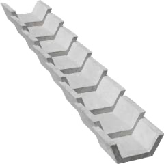 35x50x20 cm Şev Düşüm Oluğu