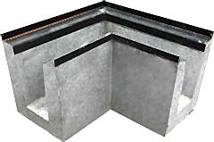 50x50x25 cm Ankrajlı Drenaj Oluğu Köşe Elemanı (4415)